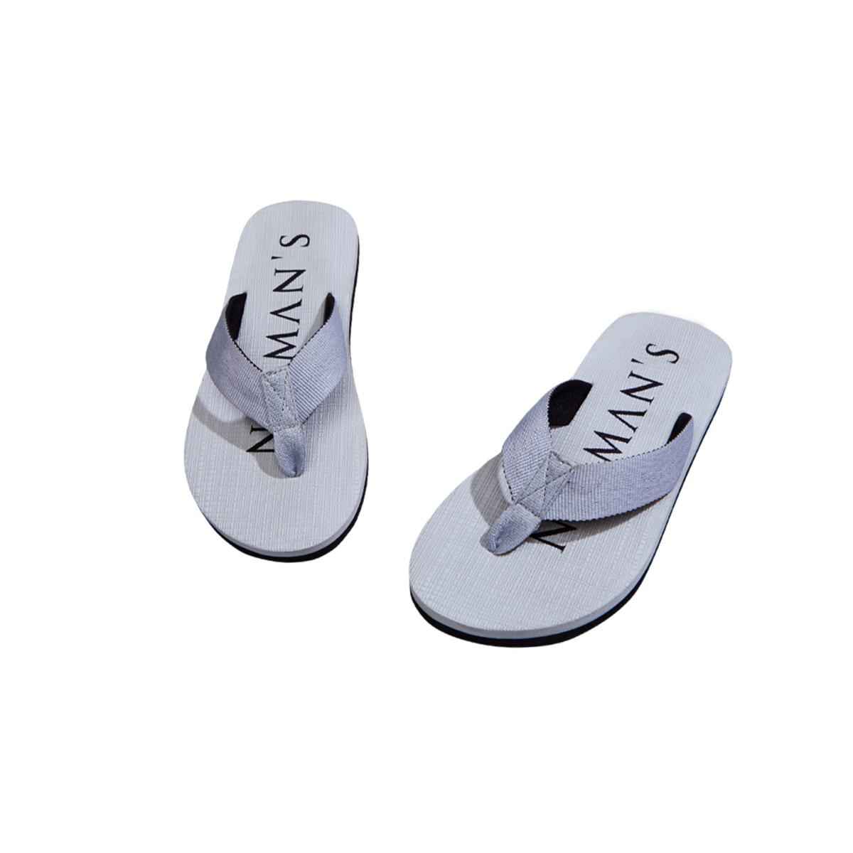 Neeman's Men's The Humble Flips | Black & Grey - UK 8