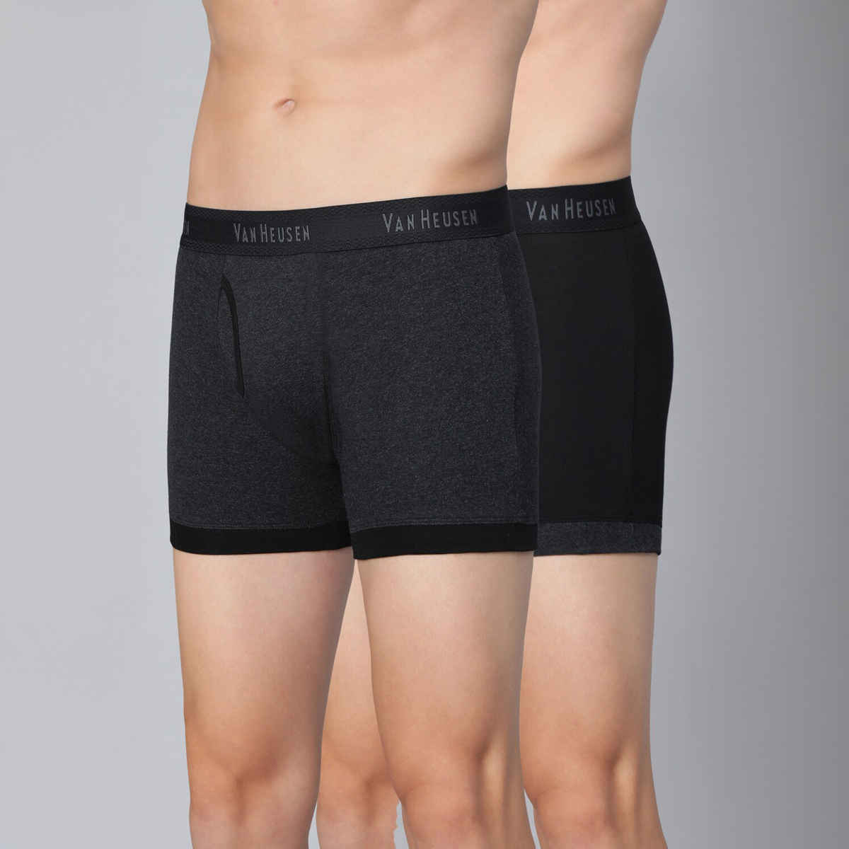 Van Heusen Men Solid Anti Bacterial & Colour Fresh Trunks | Assorted - M