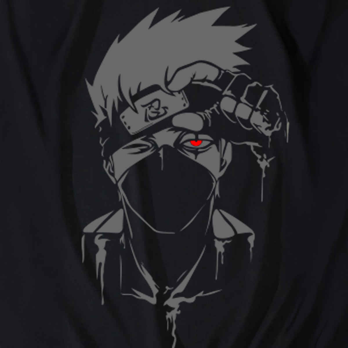 De Tees Men's Sweatshirt | Kakashi | Black - S