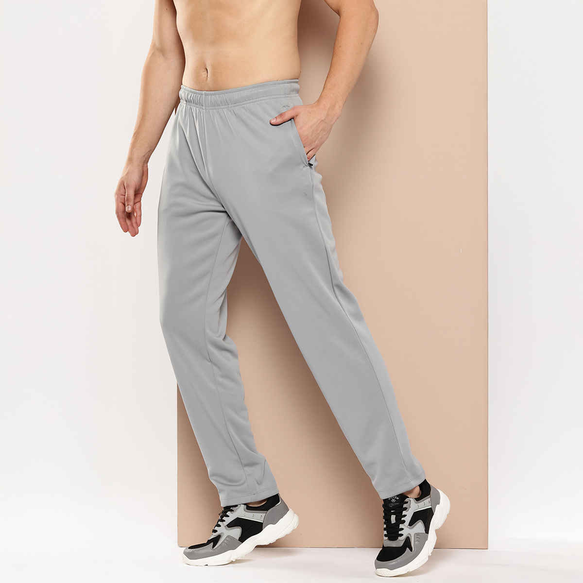 Alcis Men's Track Pant | Light Grey - M