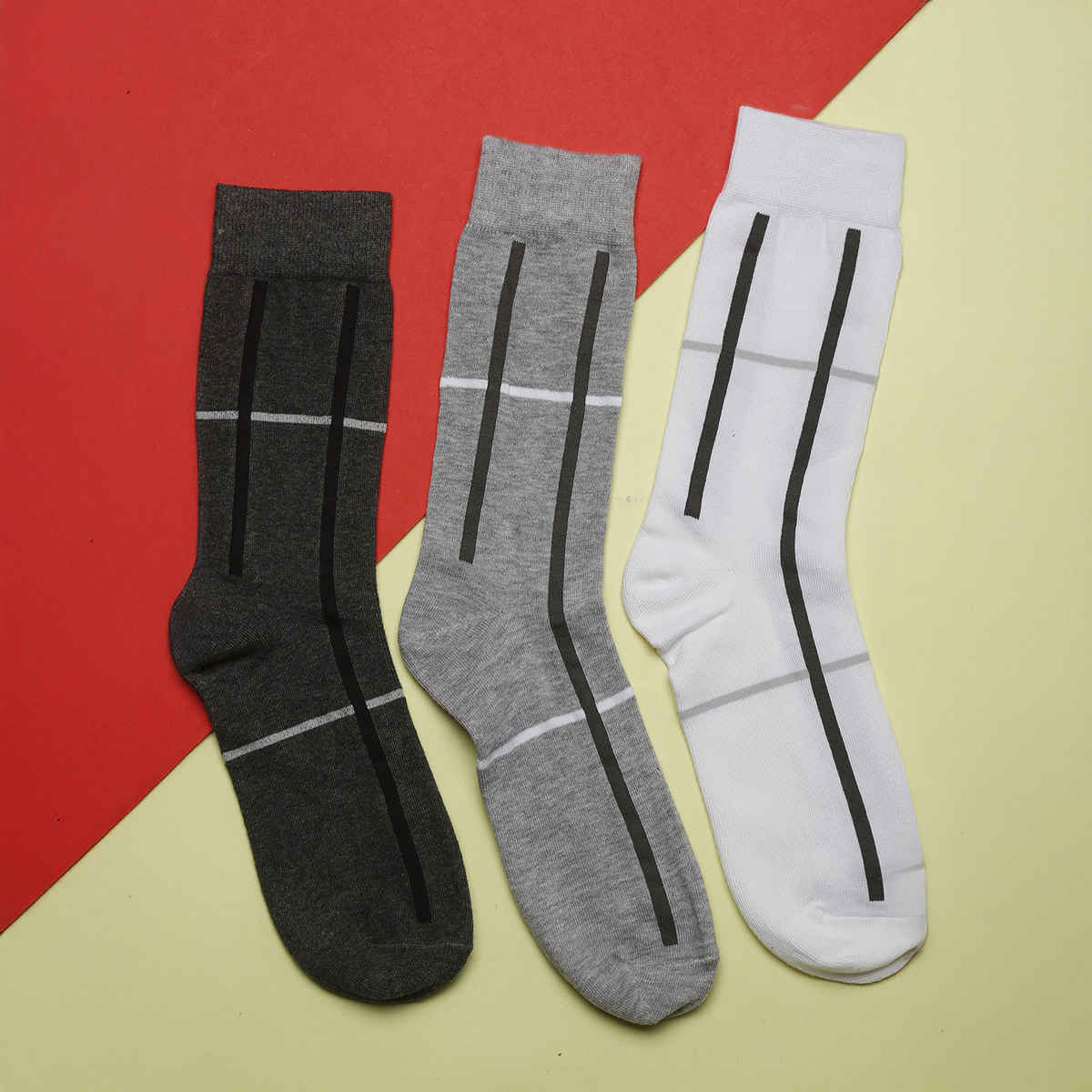 Louis Stitch Men's Solid Egyptian Cotton Socks | Assorted - One Size