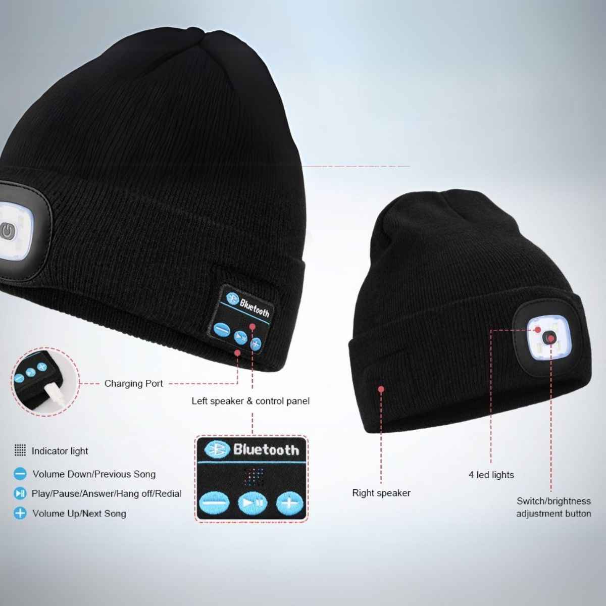 Fabseasons Unisex Solid Acrylic Beanie | Assorted - One Size