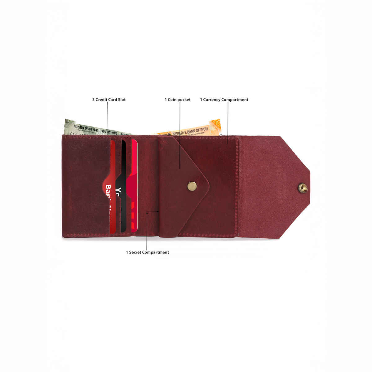 Teakwood Men's Leathers Textured Rfid Leather Envelope | TWlt543Mn