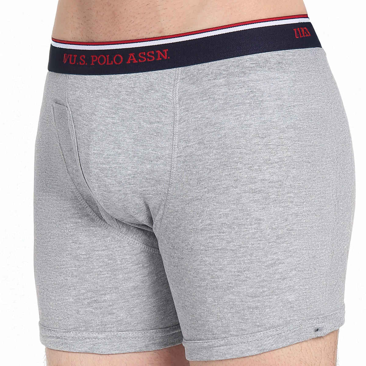 U.S. Polo Assn. | Underwear Pack of 3 | L | Trunks | I667 | Black, Grey Melange and Navy
