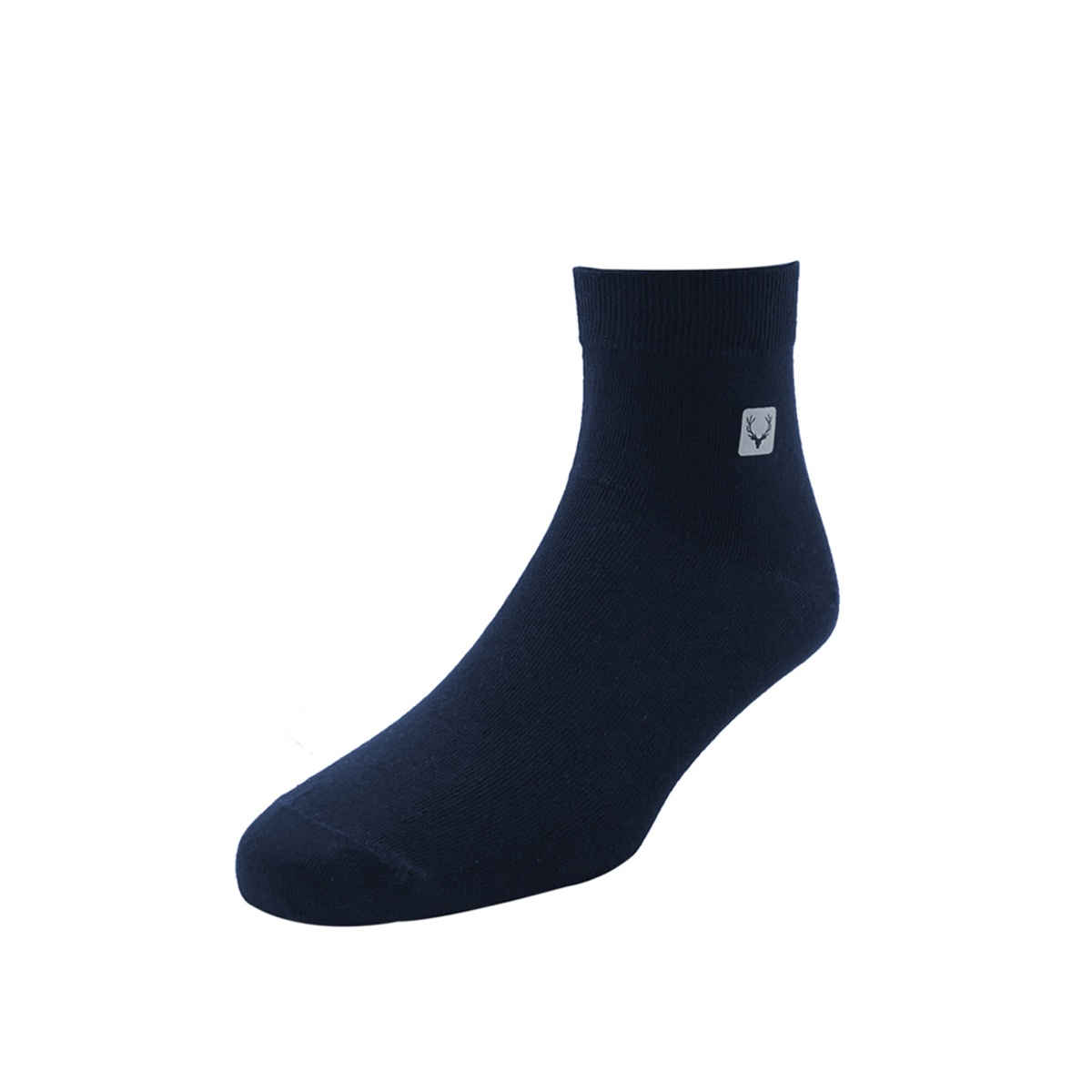 Allen Solly Men's Cotton Quarter Length Plain Socks - Navy