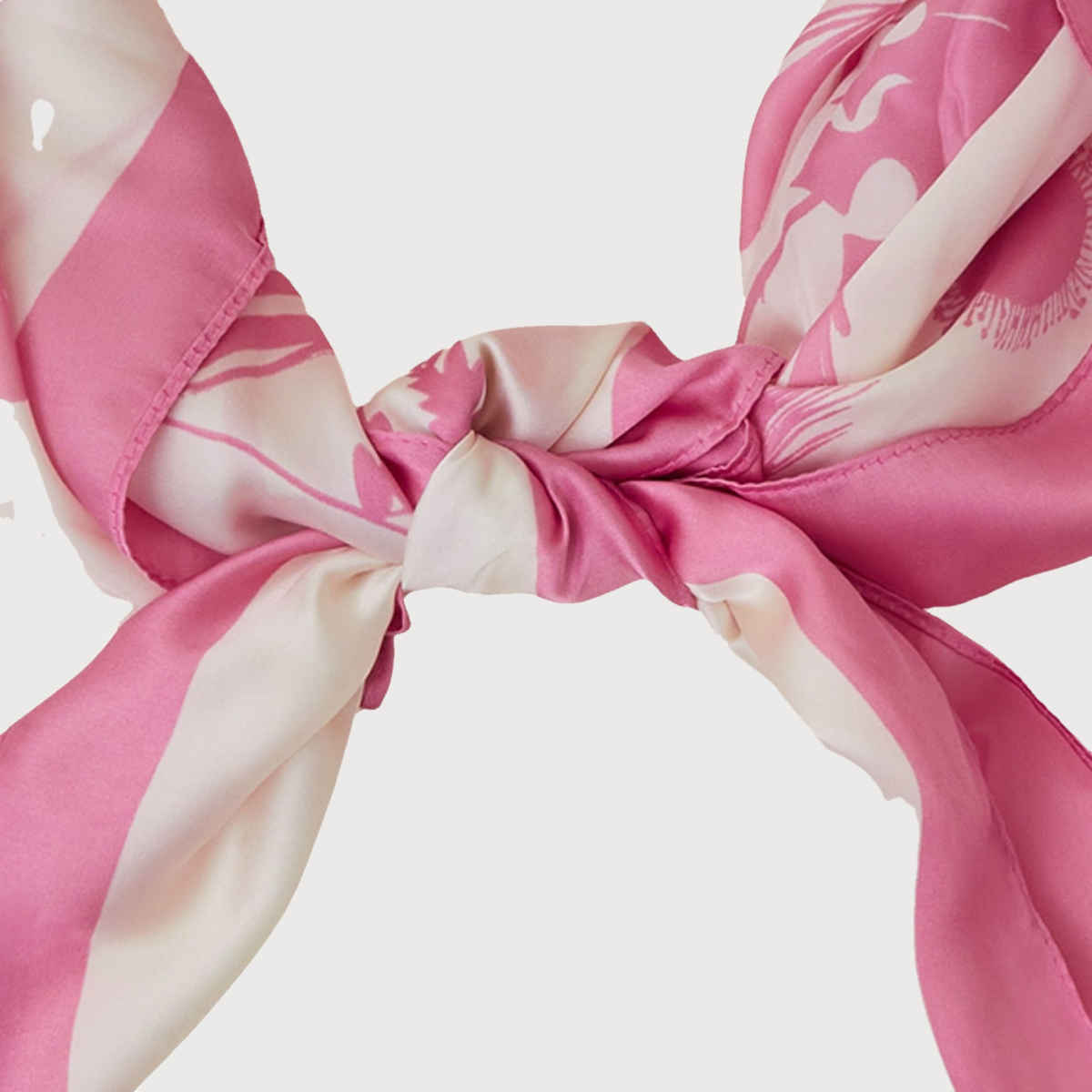 Accessorize London Women's Satin Square Scarf | Pink