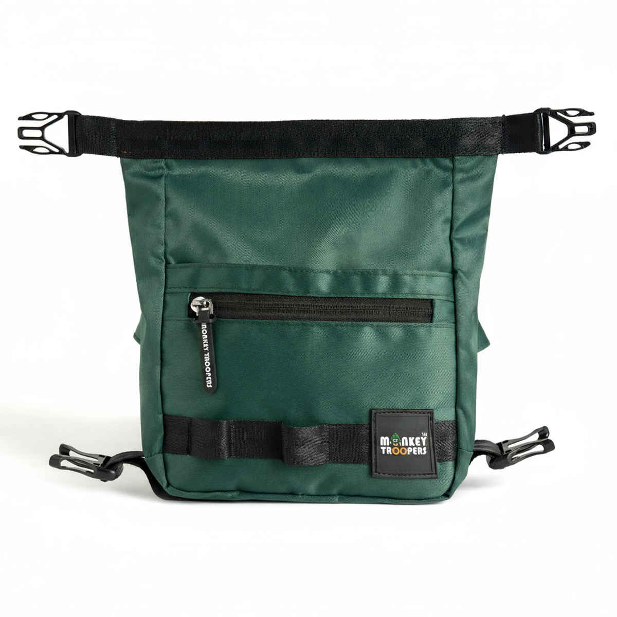 MONKEY TROOPERS Radiant Crossbody - Water Resistant, Lightweight, Quick-Access, Tough | Dark Green