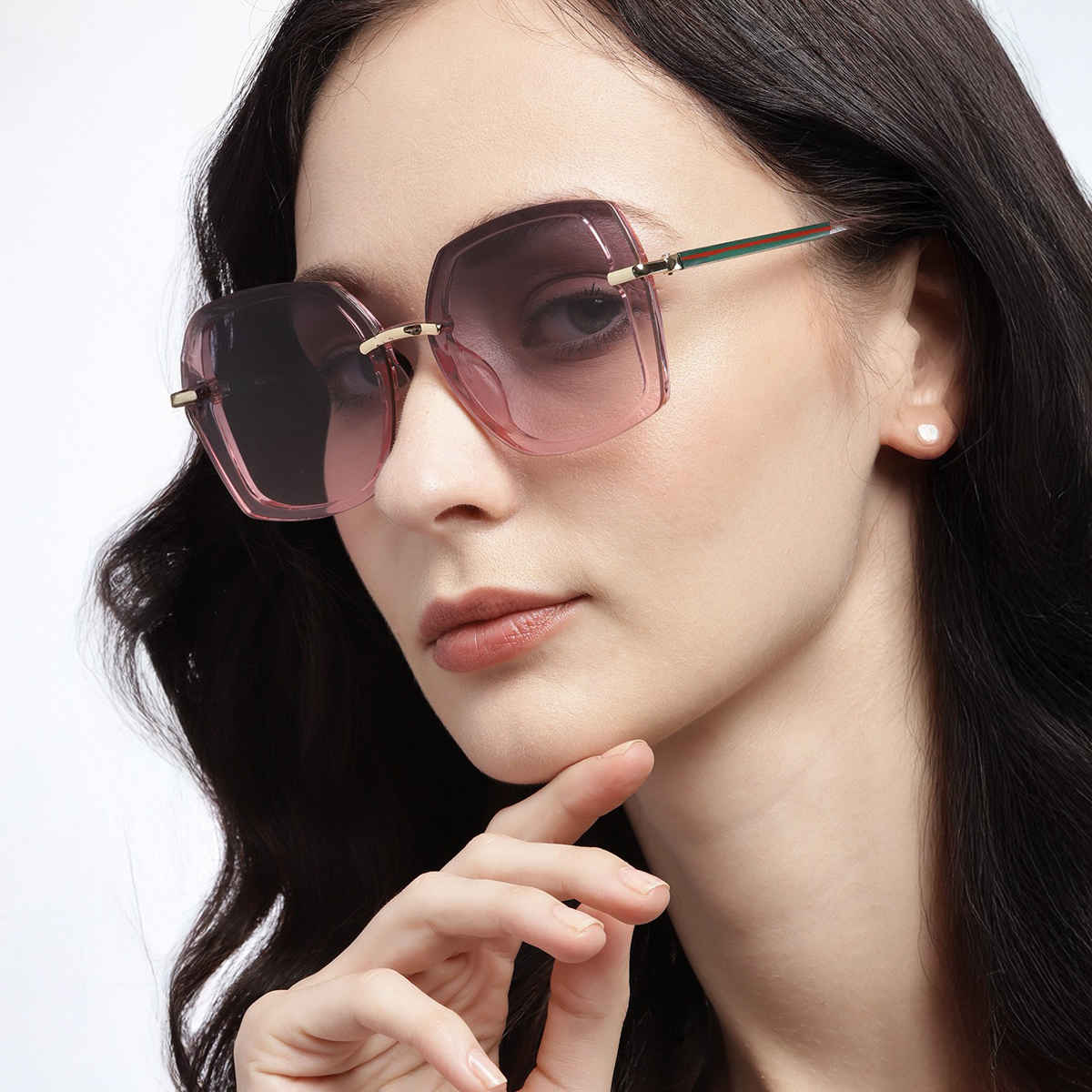 Carlton London Women UV Protected Lens Oversized Sunglasses A3027