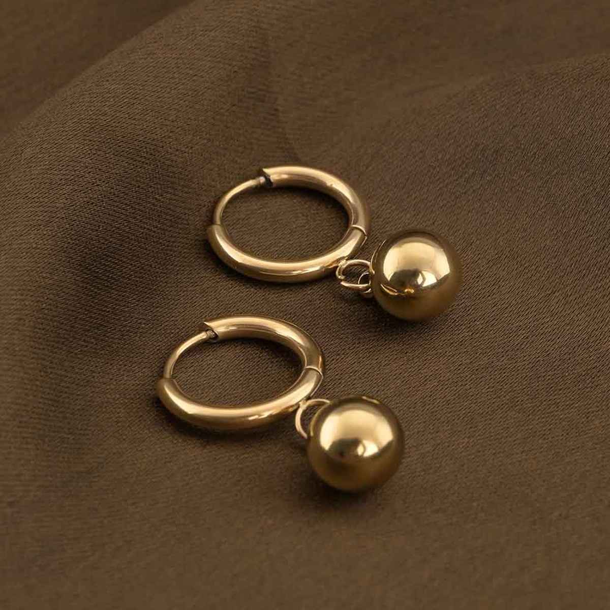 Palmonas Golden Orb Set For Womens | Waterproof And Anti-Tarnish