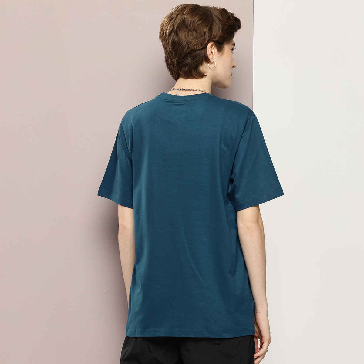 Dillinger Women's Oversized Printed T-shirt | Blue - L