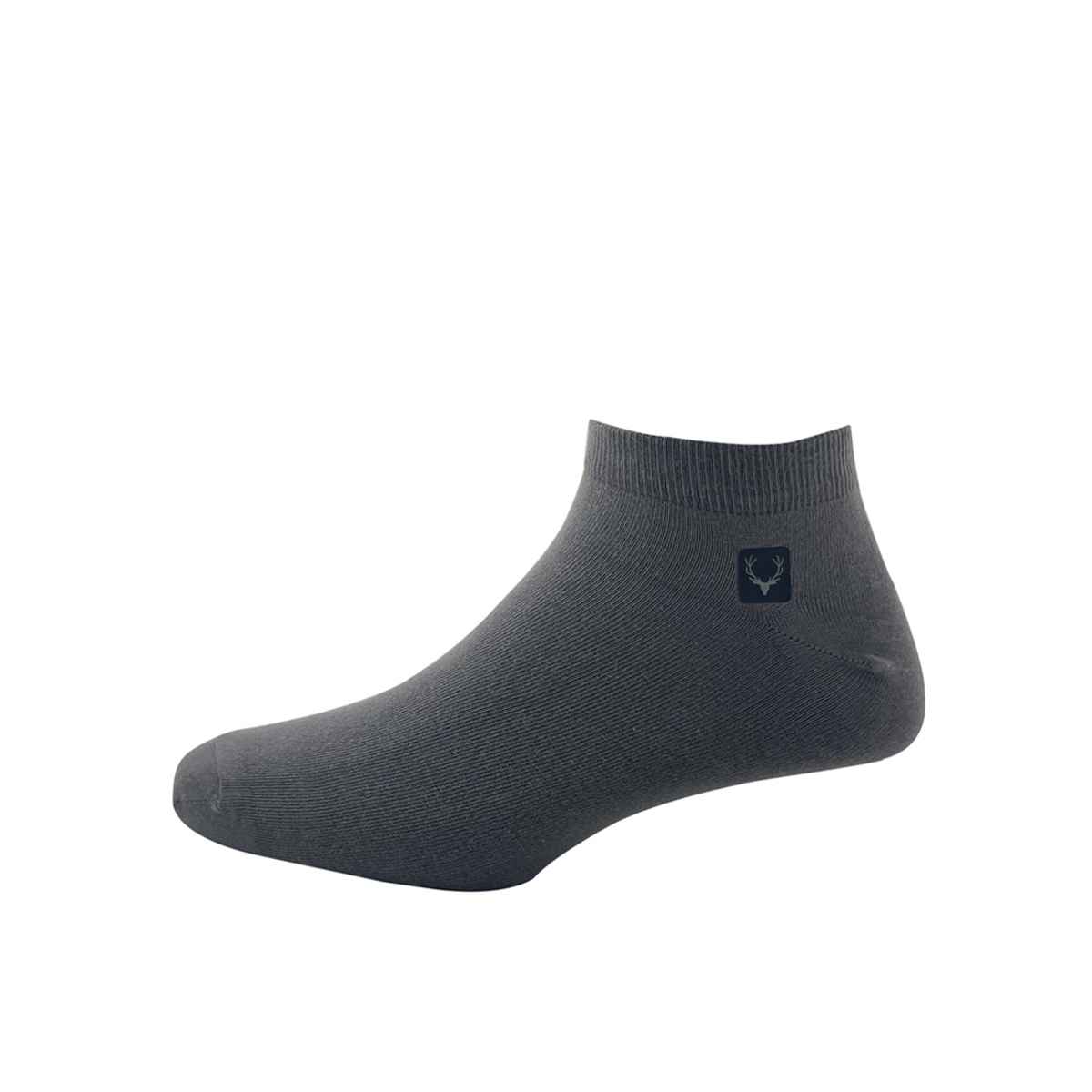 Allen Solly Men's Cotton Ankle Length Plain Socks - Black, Dark Grey, Navy