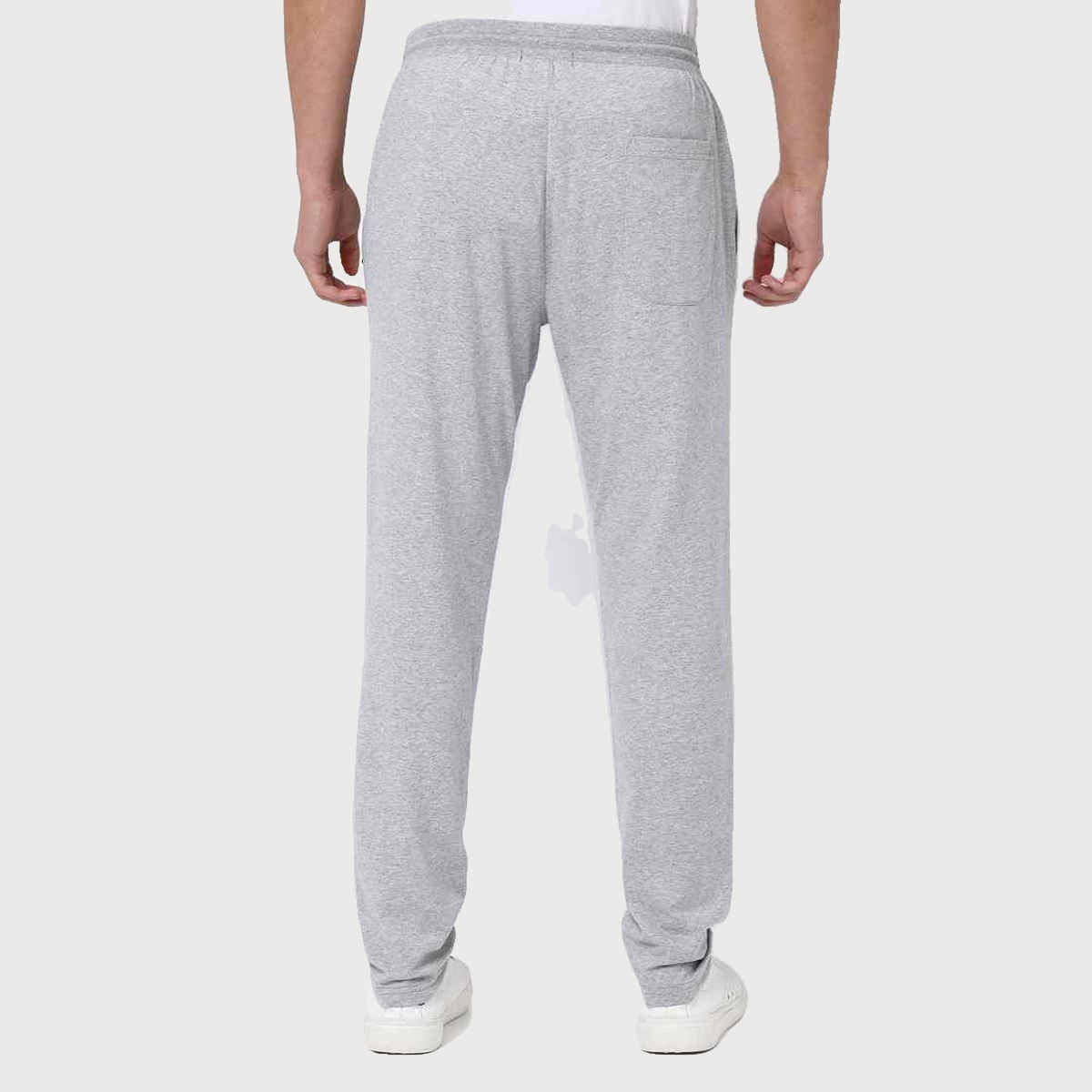 Underjeans by Spykar Men's Pure Cotton Pyjama | Grey Melange - XL