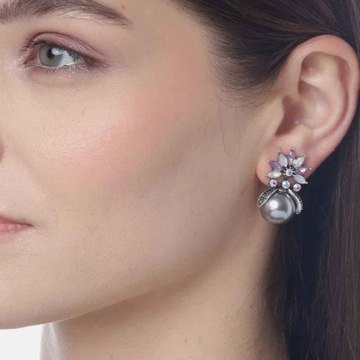 YouBella Jewellery Earrings for Women Crystal Stud Earrings for Girls and Women