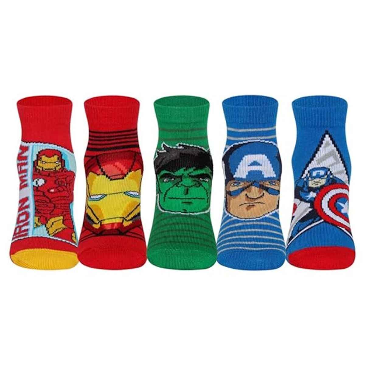 Supersox Boy's Combed Cotton Ankle Socks | Assorted | 5 - 6 years