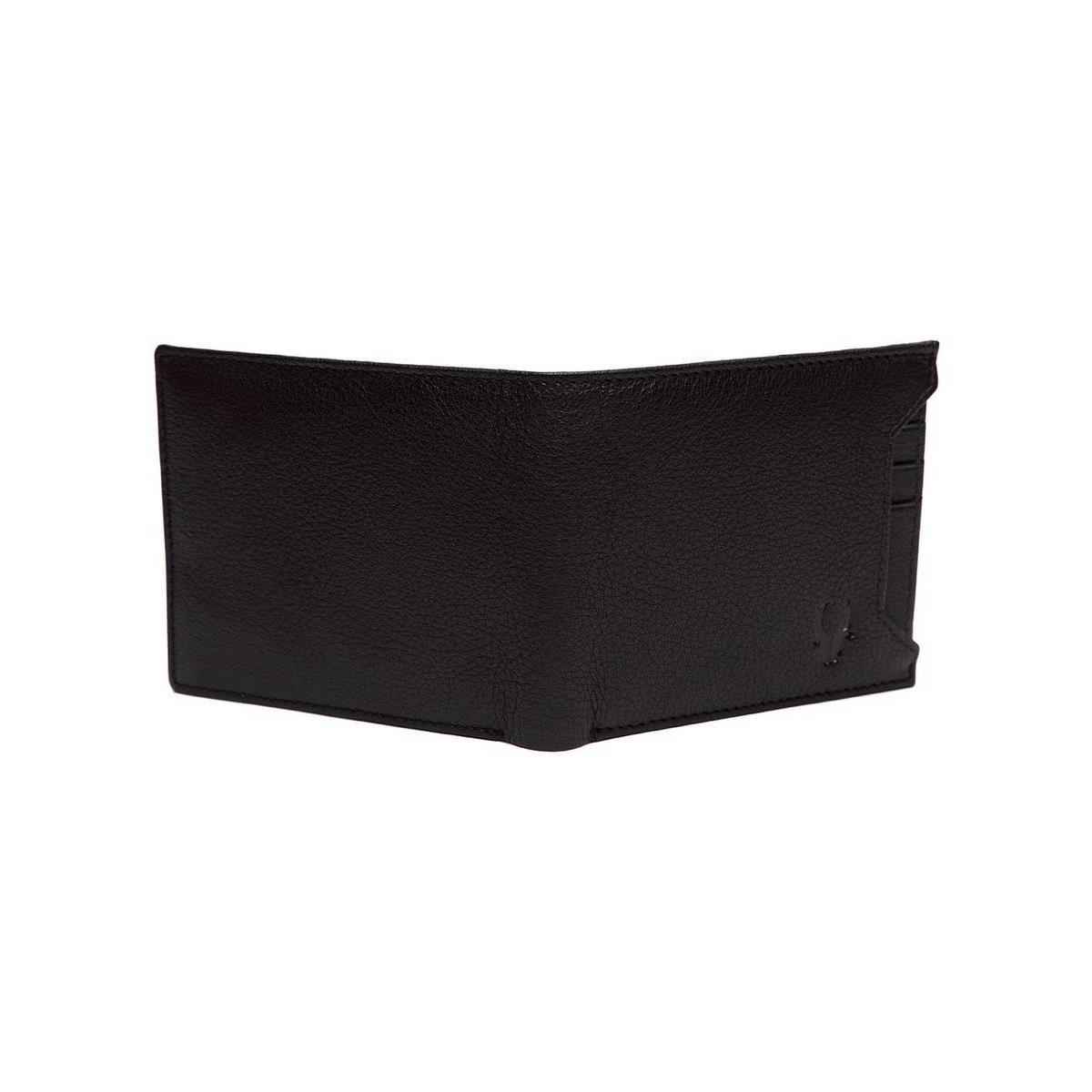 Wildhorn Men's Textured Genuine Leather Gift Set | Black - One Size