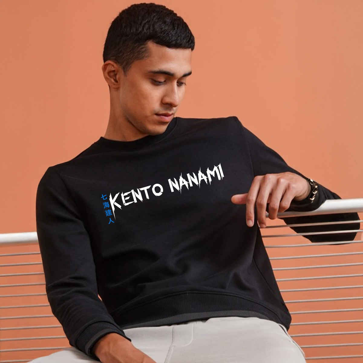 De Tees Men's Sweatshirt | Kento | Black - M