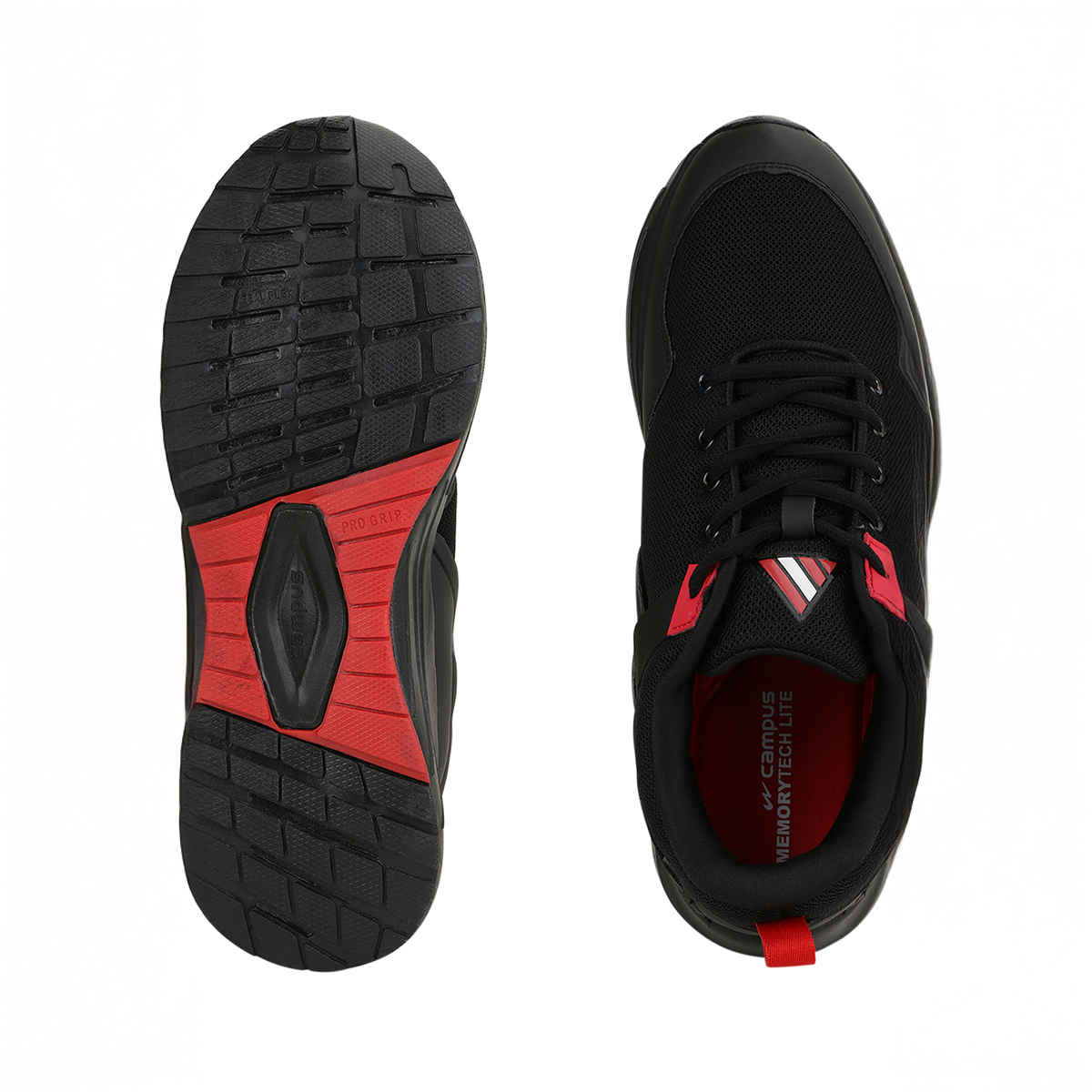 Campus Men's Europa Running Shoes | Black | UK8