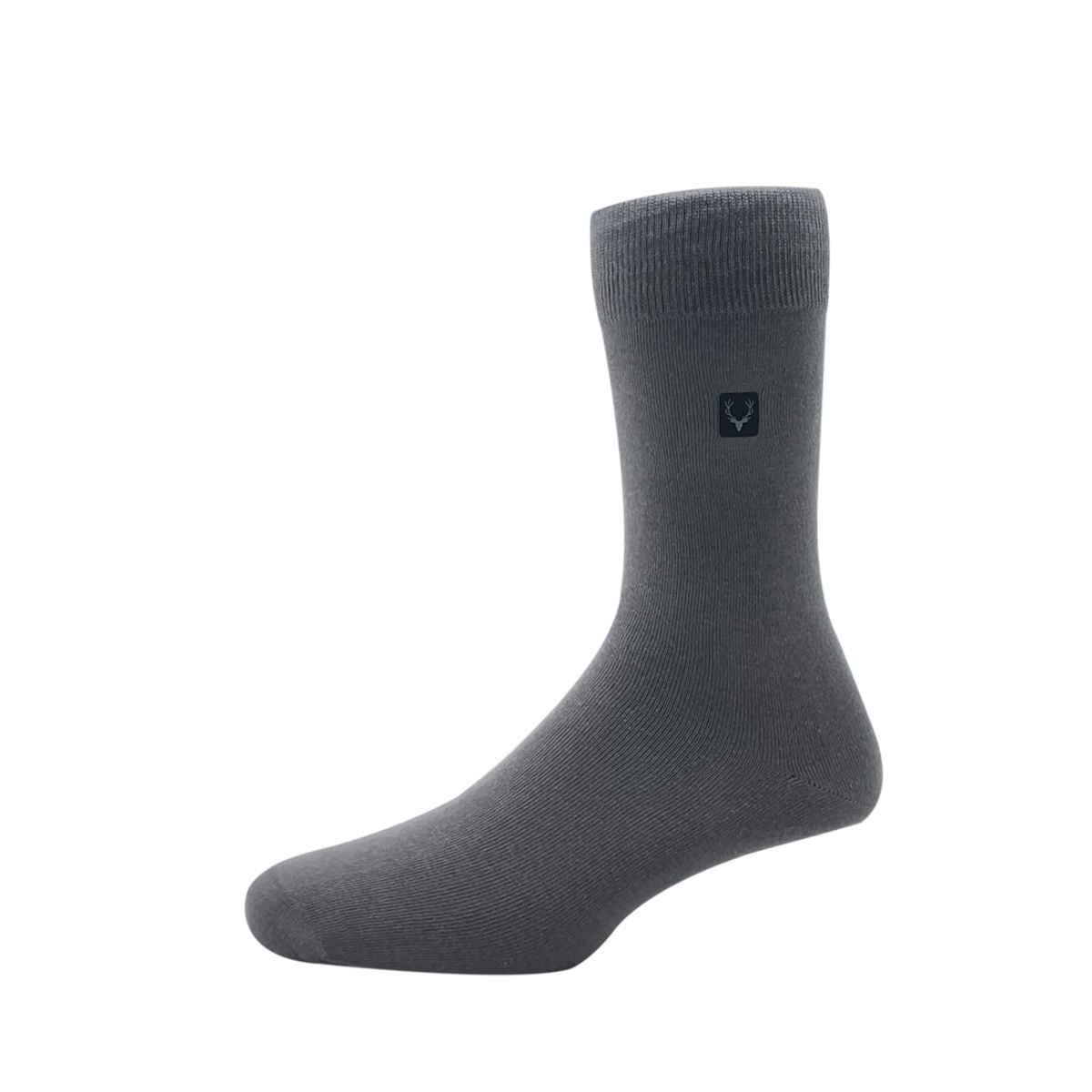 Allen Solly Men's Cotton Full Length Plain Socks - Black, Dark Grey, Navy