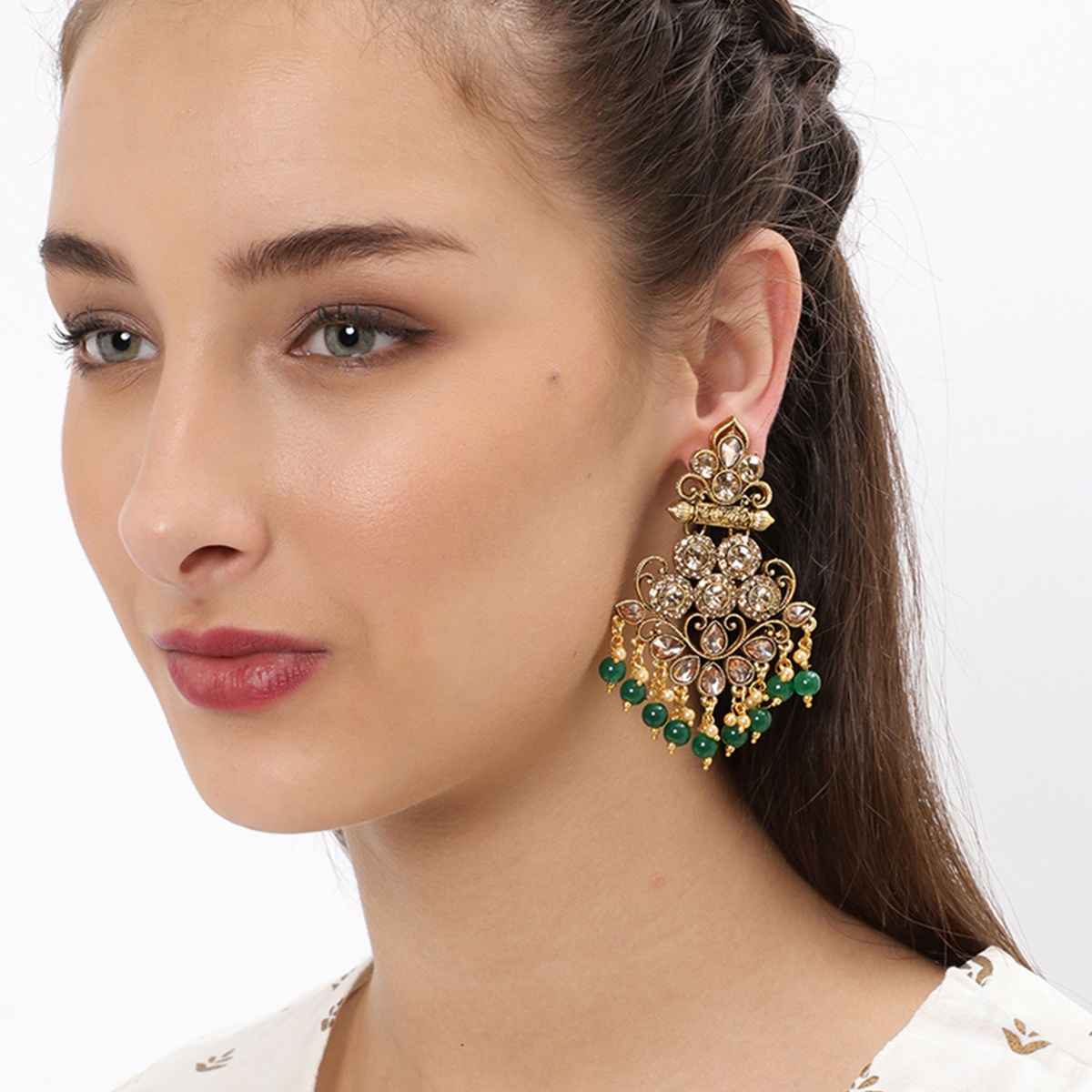 Sukkhi Marquise Gold Plated Earring For Women
