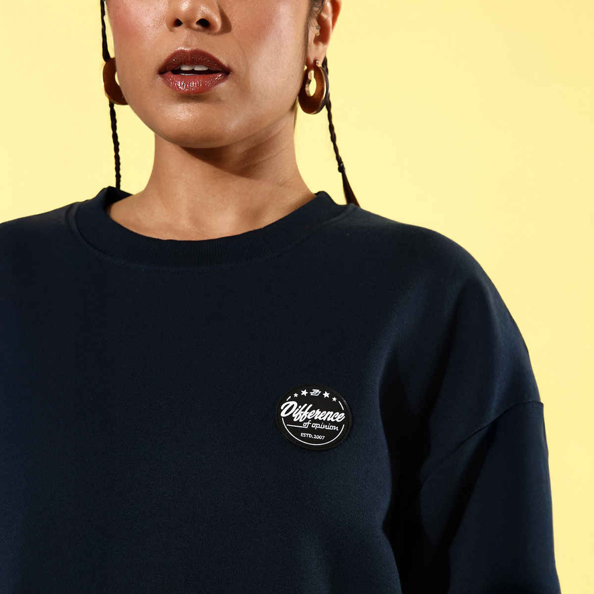 Difference Of Opinion Women's Sweatshirt | Dowswt031 | Navy - XS