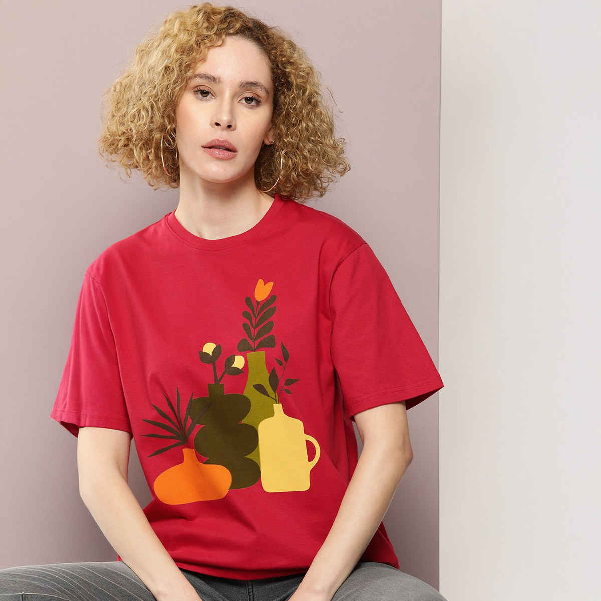 Dillinger Women's T-shirt | WMNCR395RED | Red - L