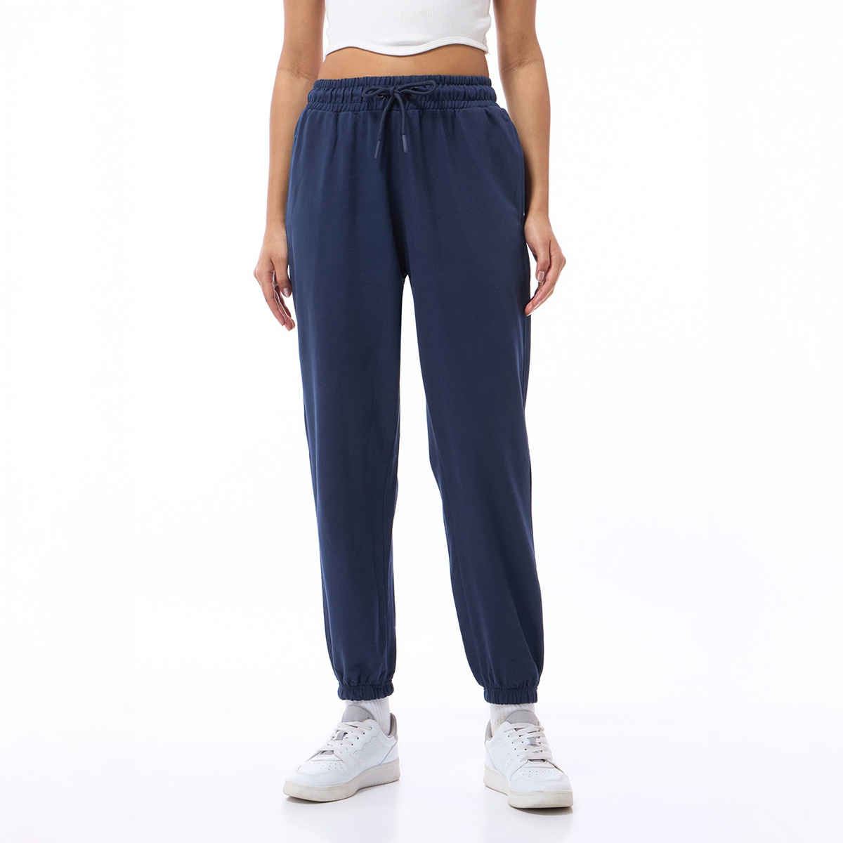 Bewakoof Joggers for Women | Blue - L