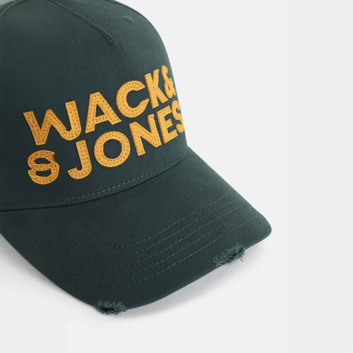 Jack & Jones Men's Cotton Baseball Cap | Green - One Size