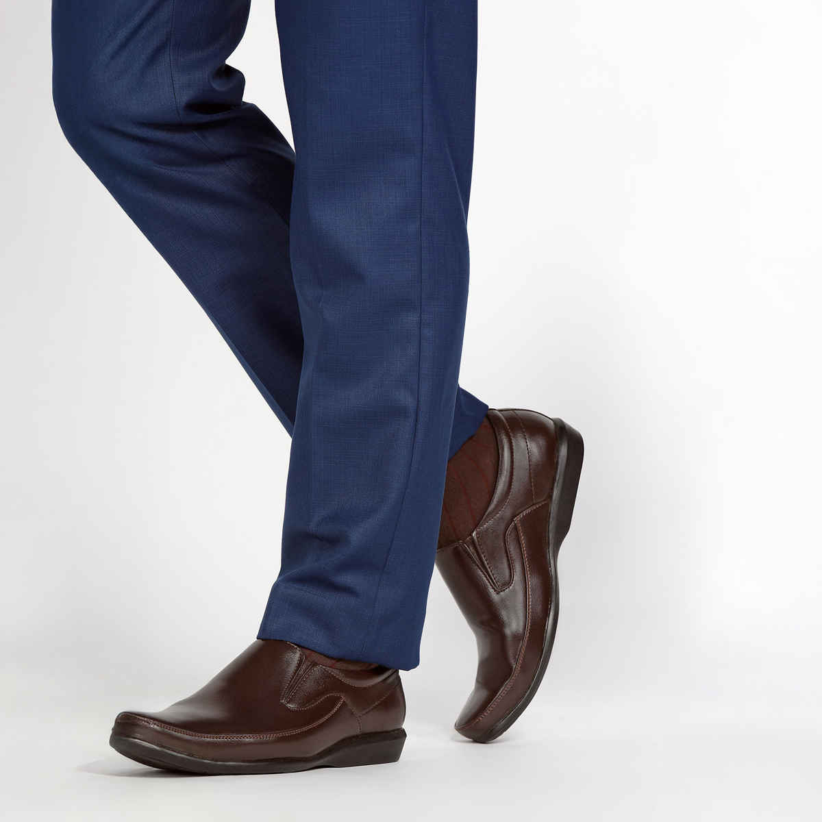 Paragon Men's Brown Pvc Formal Shoes K11240G UK 7