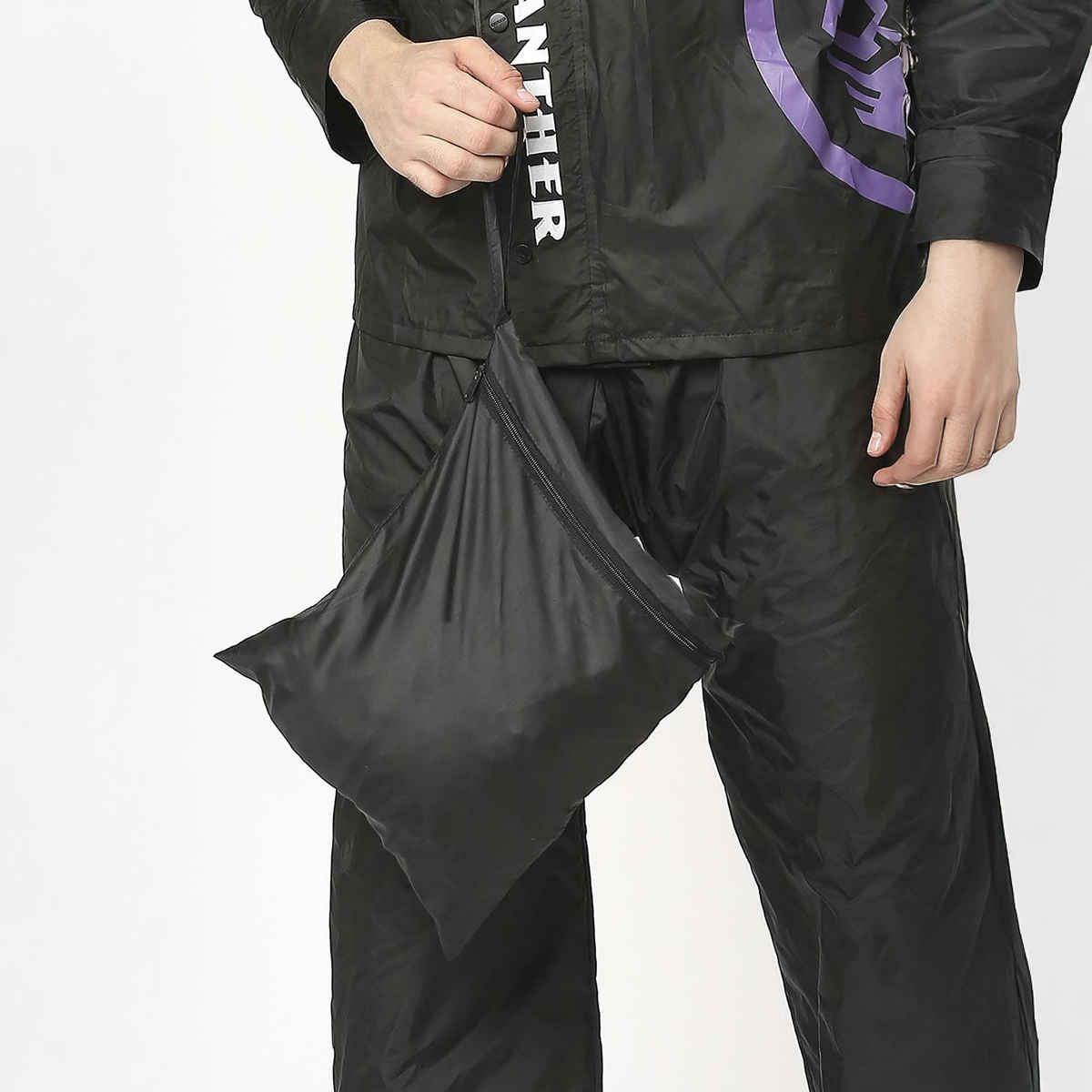 Citizen XXL Reversible Black Panther Raincoat