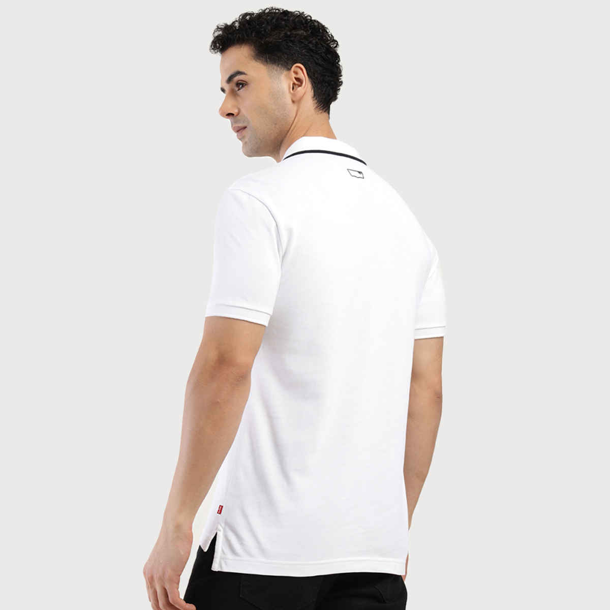 Levi's Men's 100% BCI Cotton Polo T-shirt | White - XL