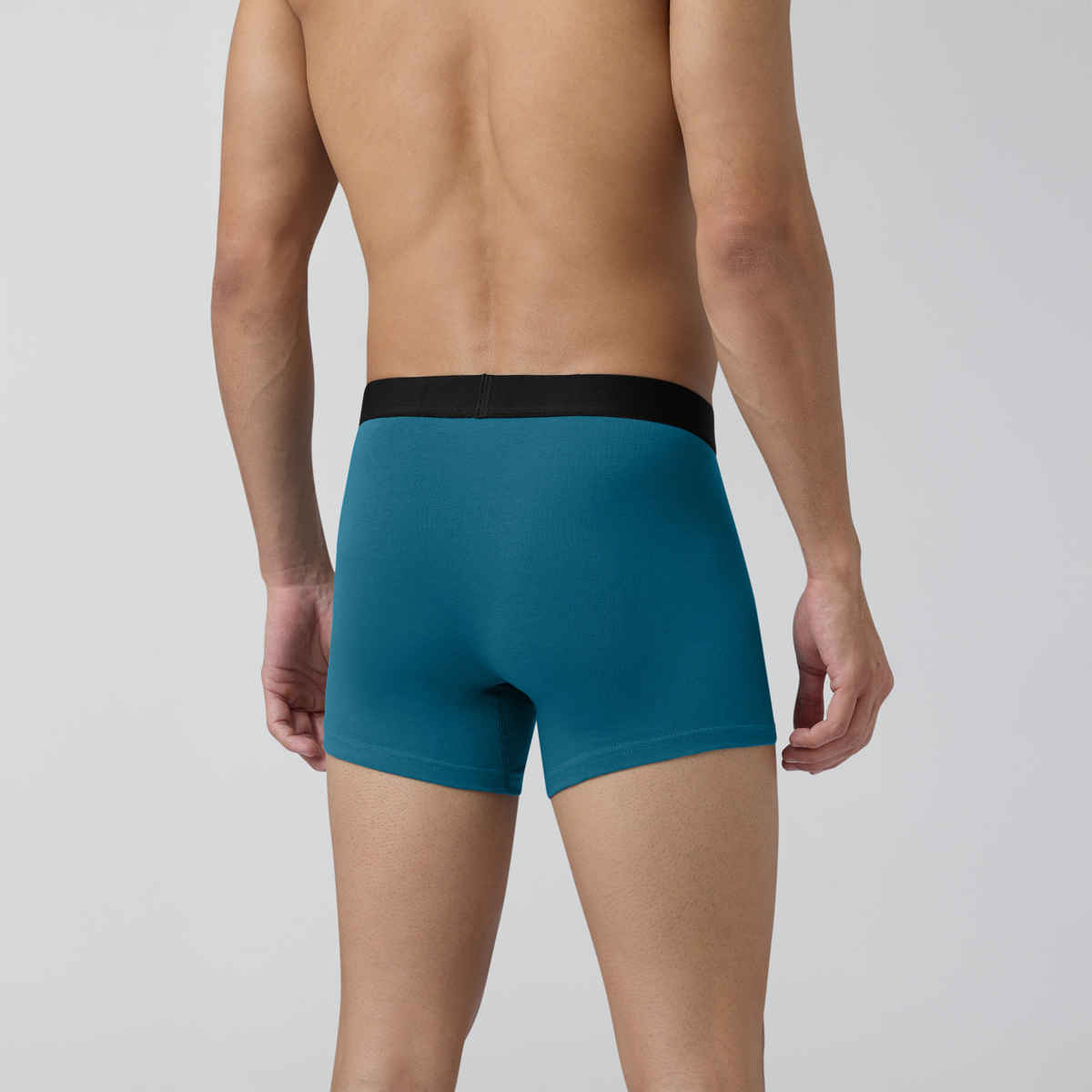 XYXX Men's Aero Cotton Solid Trunks Pack of 1, Green Emerald| M