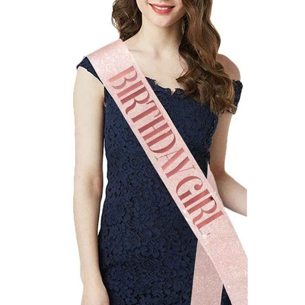 Youbella Stylish Birthday Sash & Crown - Pack Of 2 Pcs Birthday Gifts For Best Friend(Ybhair - 41724)
