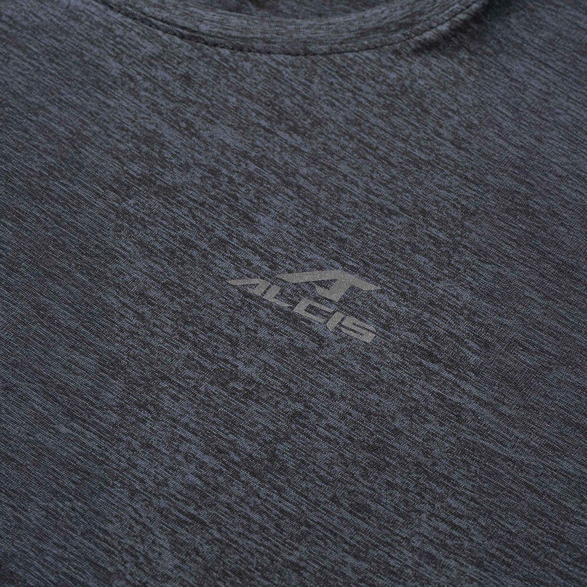 Alcis Men's Round Neck Tee | Black - XL