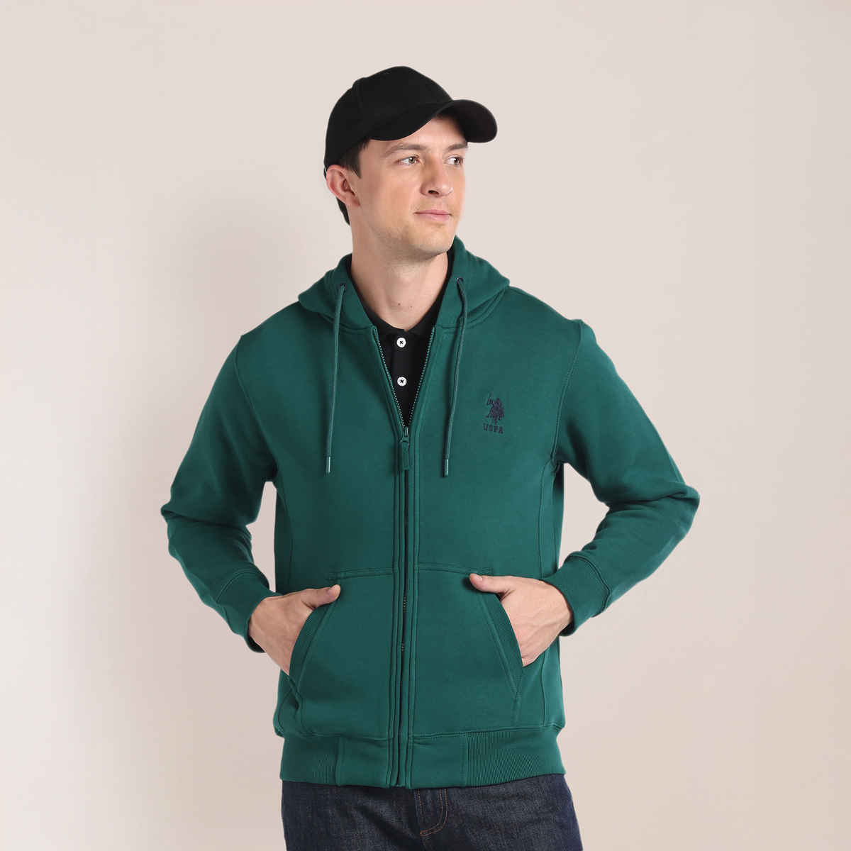 U.S. Polo Assn. Men's Sweatshirts | Green - XL
