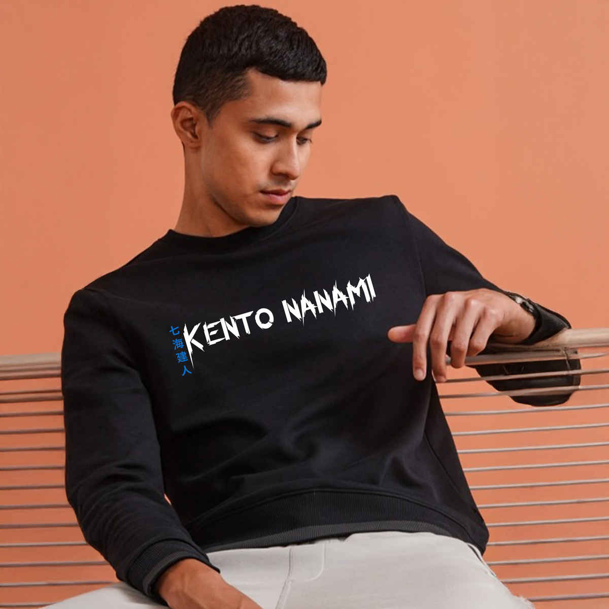 De Tees Men's Sweatshirt | Kento | Black - S