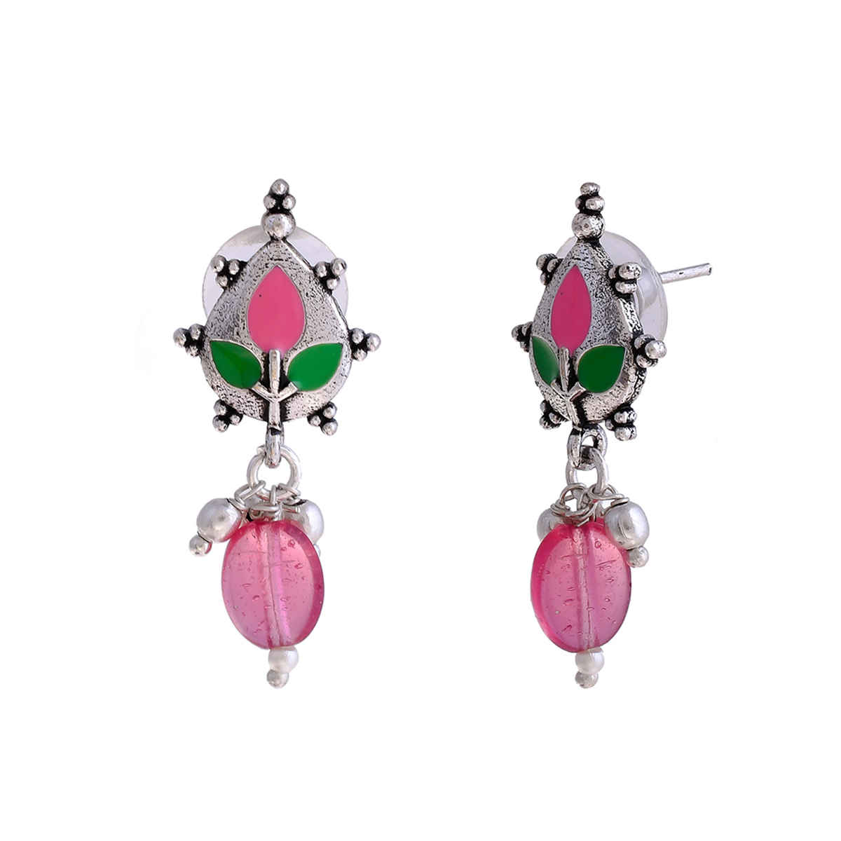 Voylla Bagh E Fiza Colourful Drop Earrings
