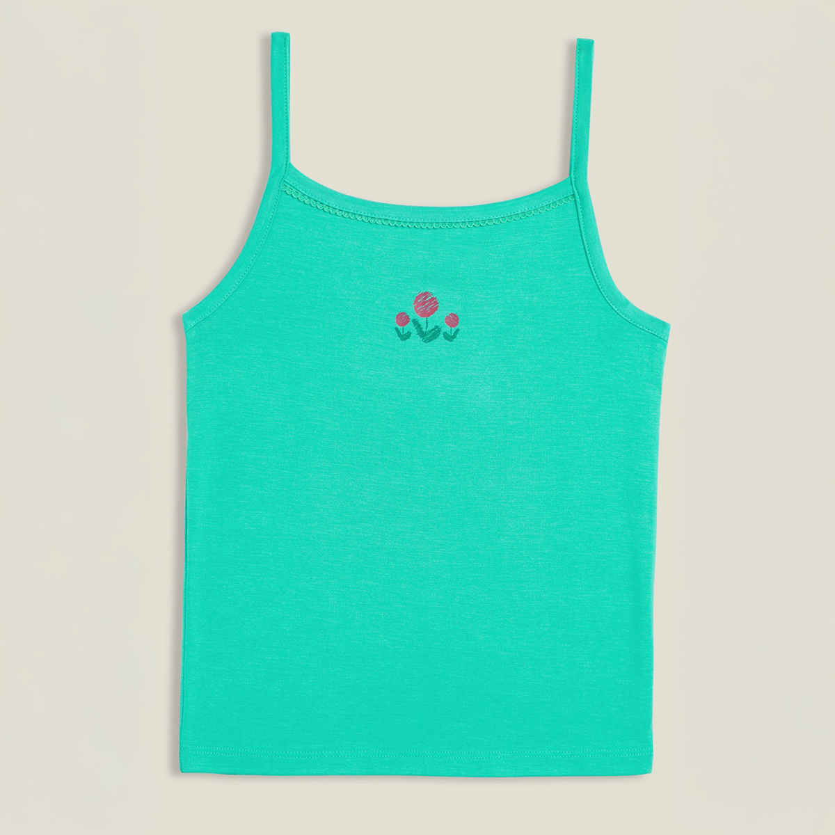 XY Life Slips for Girls, Tencel Modal, Antimicrobial - Aqua Green+Frost Pink | 5-6Y| Pack Of 2