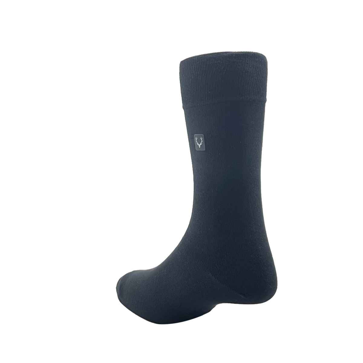 Allen Solly Men's Cotton Full Length Plain Socks - Black