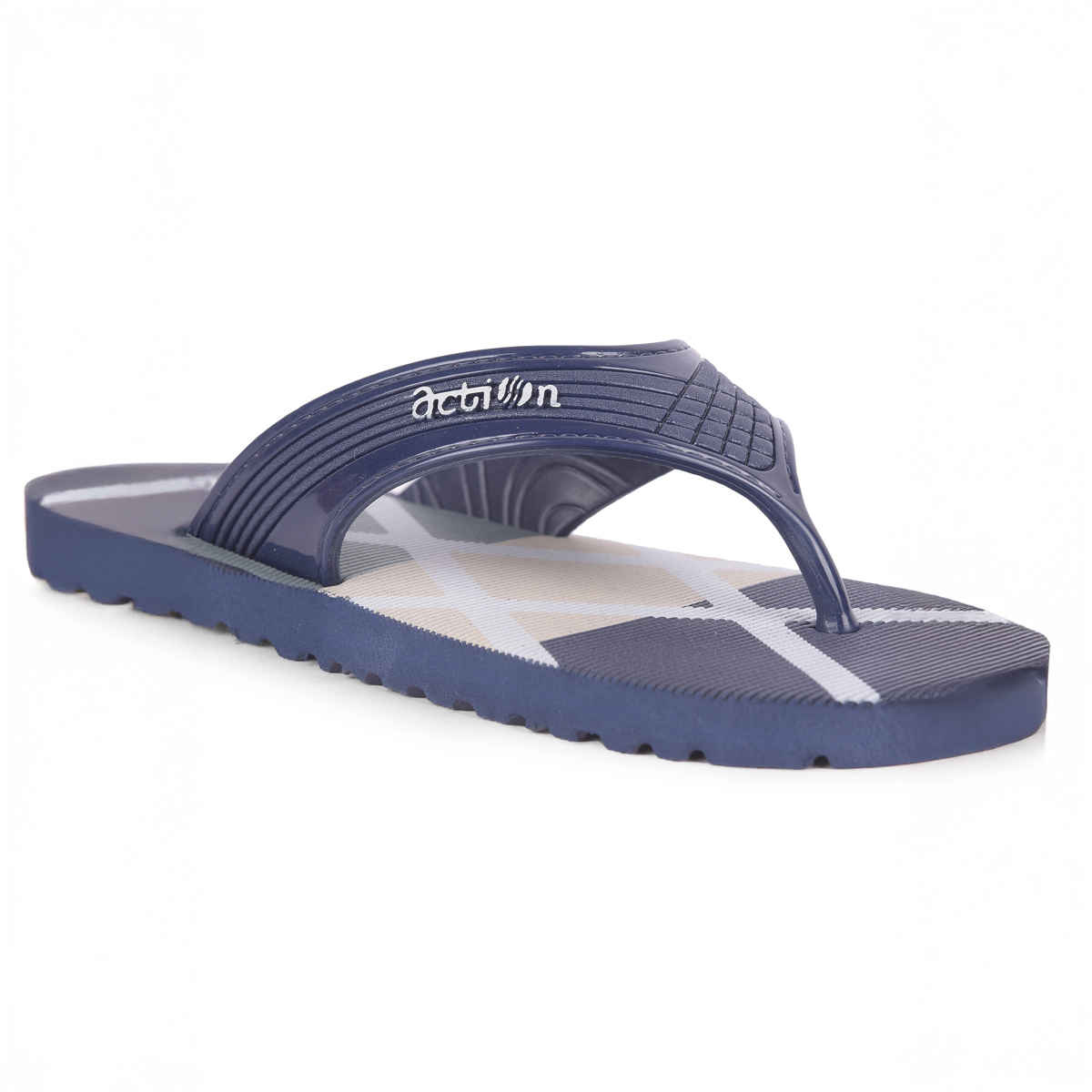 Action Men's Gfl-3825 Slippers | Evening Walk | Bathroom | Room Slippers | Navy Blue - UK 7