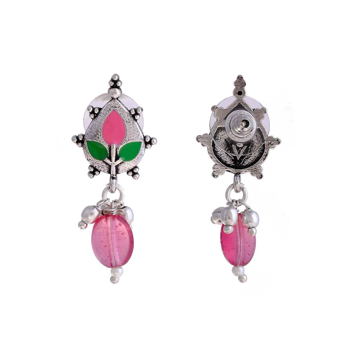 Voylla Bagh E Fiza Colourful Drop Earrings