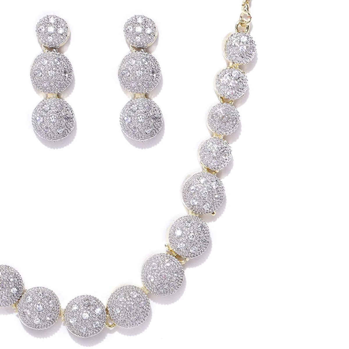 YouBella Traditional Jewellery Combo Gold Plated and AD Jewellery Set for Women (Mix - Combo - 102)