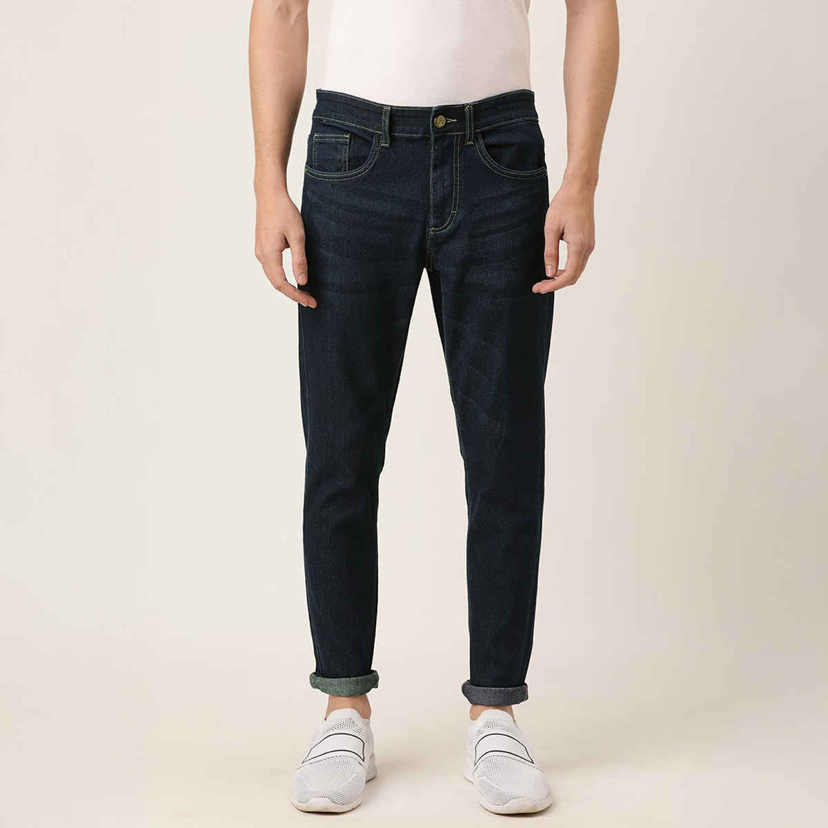 The Indian Garage Co Slim Fit Casual Jeans | Blue - 30
