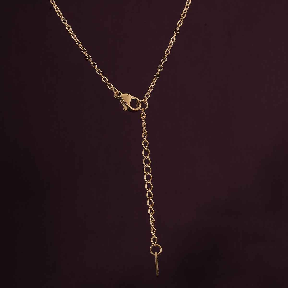 Palmonas Stones Bar Necklace for Women | Waterproof and Anti-Tarnish