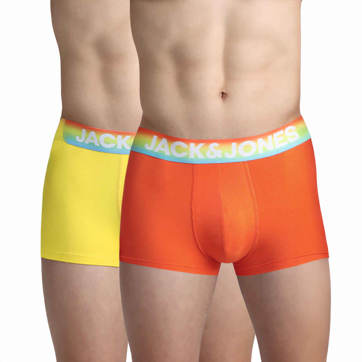 JACK & JONES Camper Trunk Cyber Yellow & Exotic Orange - M