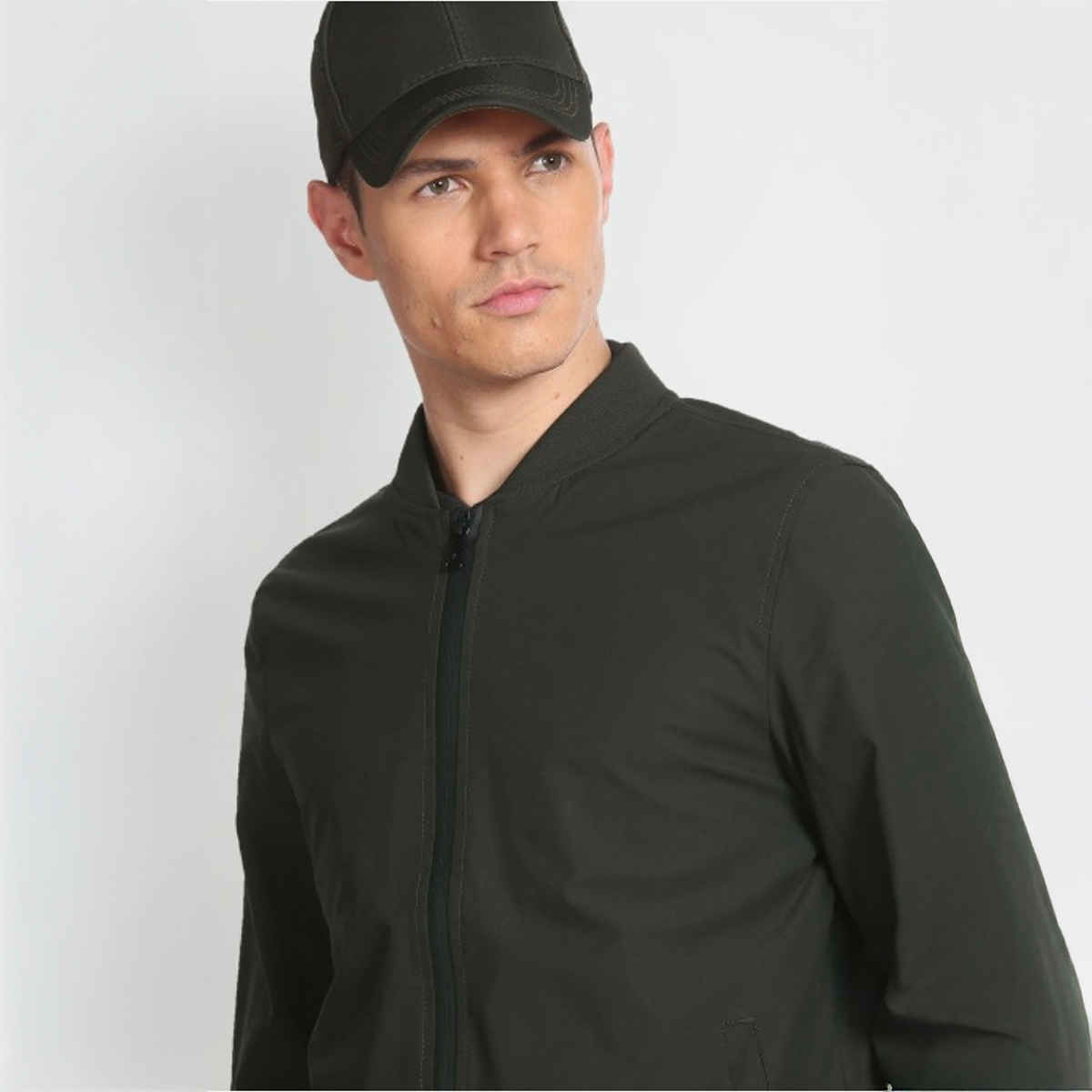 Outlaws Men's Cotton Rich Premium Sweat Jacket | Olive - 2XL