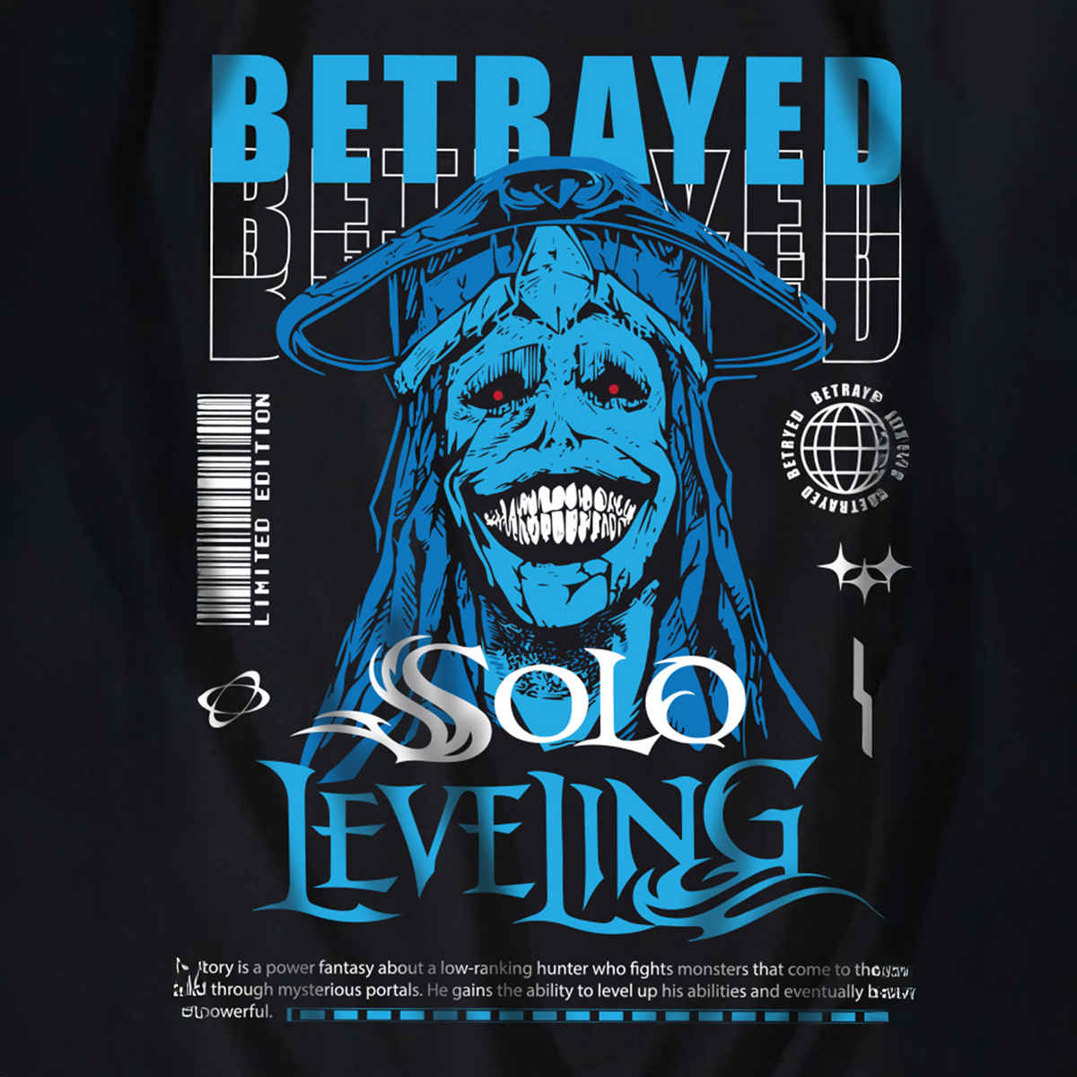 De Tees Men's Sweatshirt | Solo | Black - XL