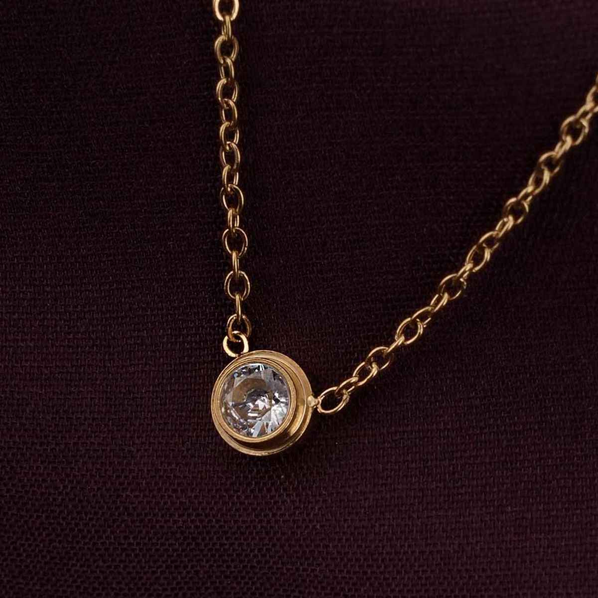 Palmonas Stone & Strand Necklace For Women | Waterproof And Anti-Tarnish