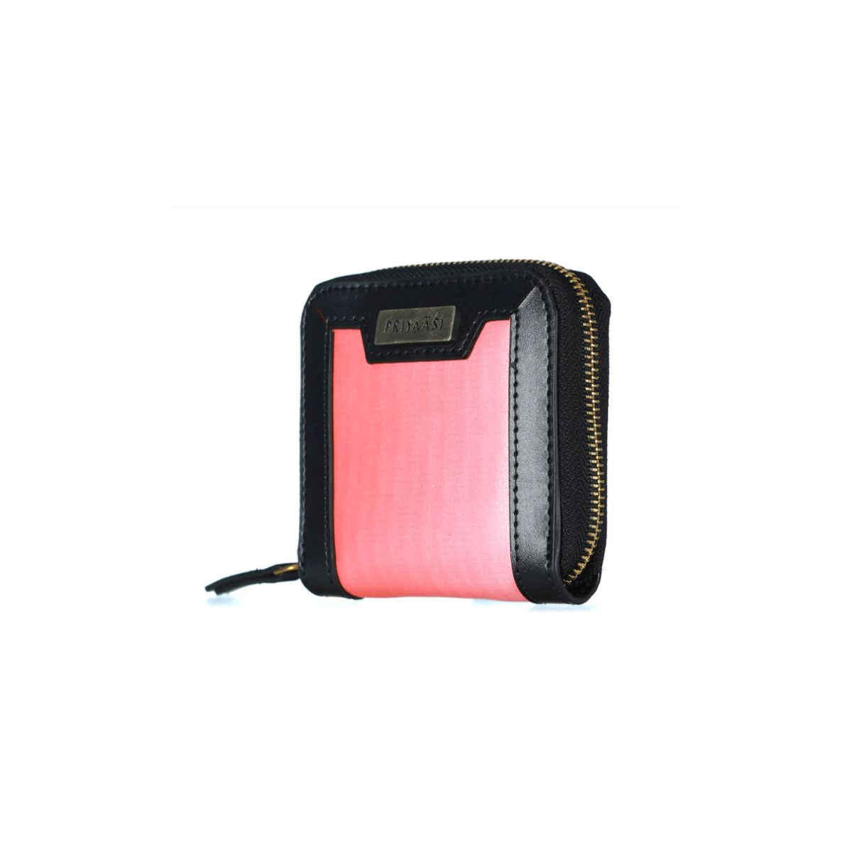 Priyaasi Women's Artificial Leather Wallets | Black and Pink - Free Size