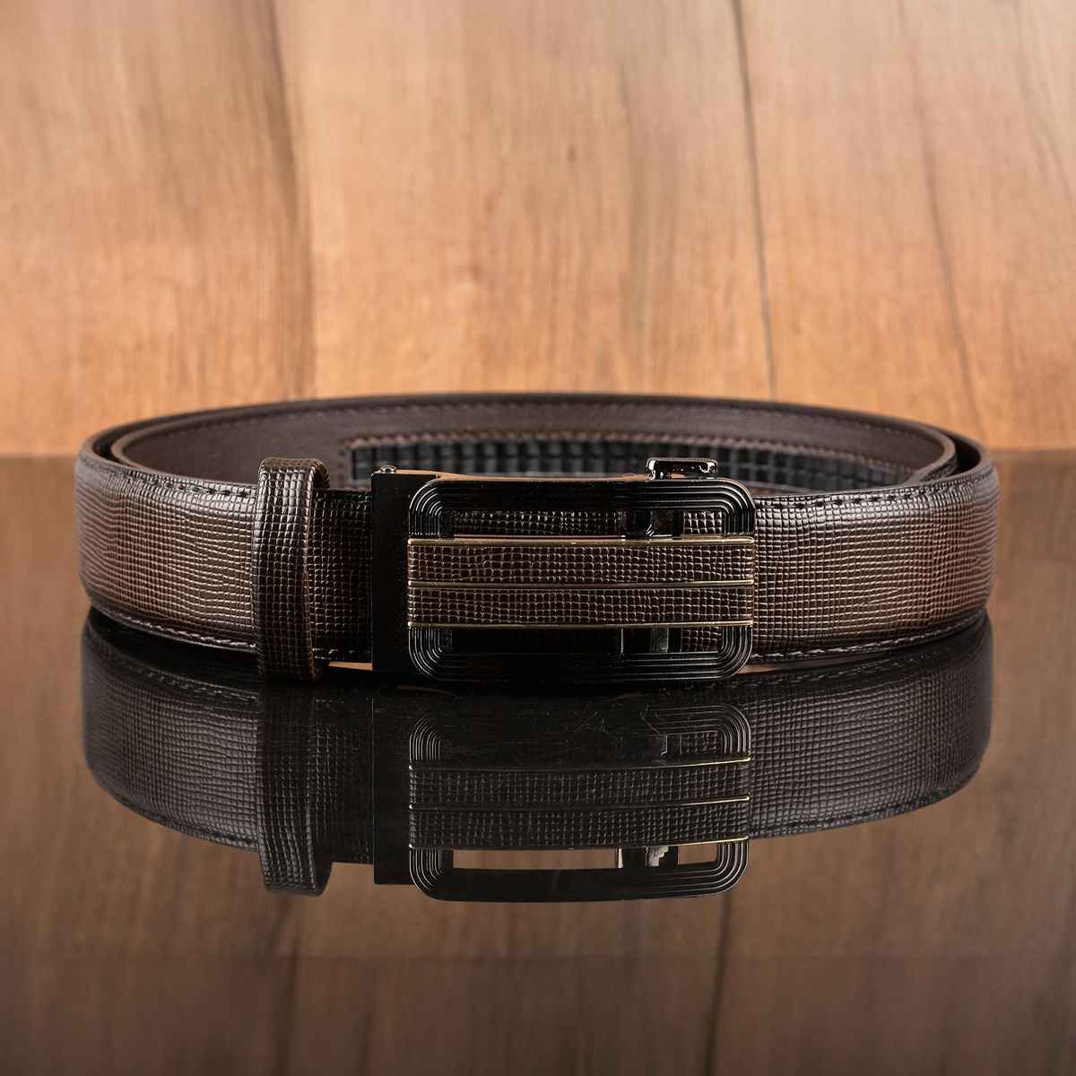 Buckleup Men's Belt | Model-Bublt2801 | Brown - 34