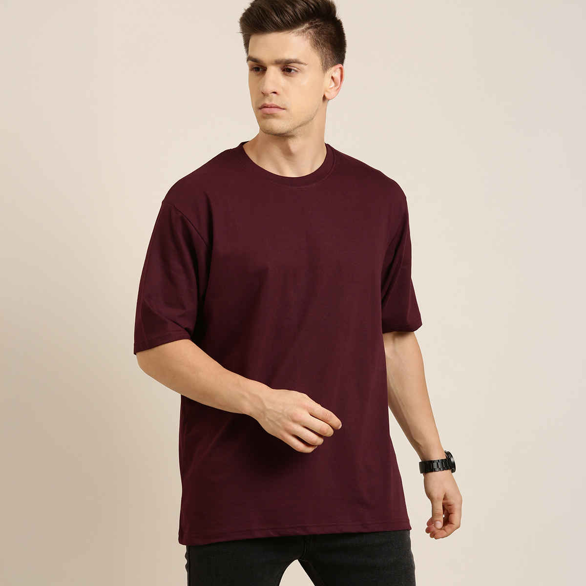 Dillinger Men's Oversized T-shirts | DLMOV125WINE | Wine - S